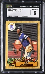 CGC NM-MT 8 1987 Topps Tiffany 170 Bo Jackson RC Rookie Card - Picture 1 of 2