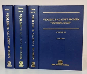 Violence Against Women, 3 Volume Set, by Joan Zorza, Civic Research Center, 2002 - Picture 1 of 7