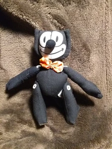 Vintage Rare Felix The Cat Rag Doll Plush Bow Tie Stuffed  - Picture 1 of 7