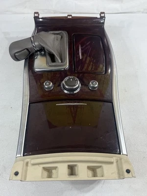 11-13 INFINITI M37X CONSOLA CENTRAL PISO PALANCA DE CAMBIOS BISEL MOLDURA MADERA GRANO OEM Foto 1 de 4