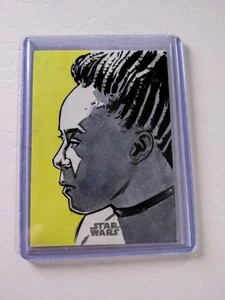 2023 Topps Star Wars Obi-Wan Kenobi Third Sister Reva 1/1 Sketch By Matt Stewart - Picture 1 of 2