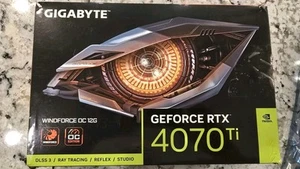 GIGABYTE NVIDIA GeForce RTX 4070 Ti WindForce OC 12GB GDDR6X Graphics Card - Bild 1 von 4