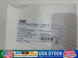 Fst New ABB isolation switch OT100F3 100A free shipping - Picture 1 of 5