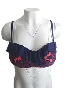 Boden Women's Bikini Top Ruffle Multi-color Size US 8 Medium UK 12 F 40 NWT - Picture 1 of 11