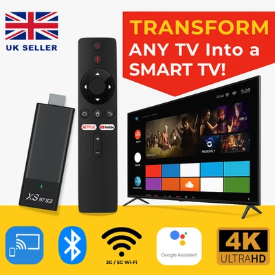 🔥 Android 10.0 TV Stick 4K UHD | 2GB RAM 8GB | Fire Stick Alt | Smart TV - Image 1 of 4