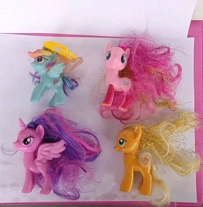 My Little Pony Figure Brushable Hair 3” Hasbro Mixed Lot Of 4. - Picture 1 of 3