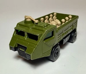 Matchbox Lesney Superfast 54 Personnel Carrier military green, black base MINT - Picture 1 of 8