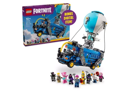[ BIG SALE ] LEGO Fortnite Battle Bus Collectible Building Toy 77073 - Image 1 of 4