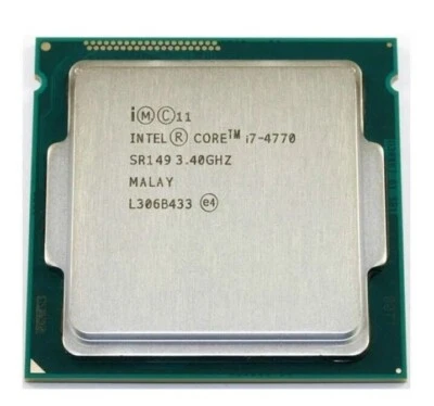 Intel Quad Core i7 4770 SR149 3.40 GHZ Desktop Processore usato socket lga 1150 - Immagine 1 di 2