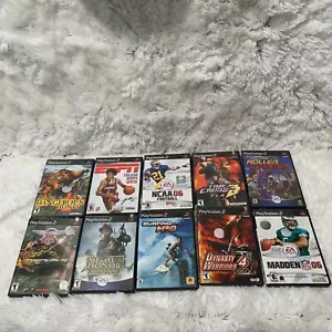 Playstation 2 Lot of PS2 Games 10 Games - Picture 1 of 1