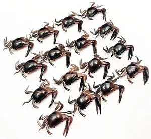 Artificial Soft Plastic Fiddler Crab Bait Lure 1-1/2" Natural 16 Pack - Picture 1 of 2