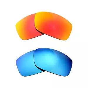 Lentes polarizadas Walleva rojo fuego + azul hielo para gafas de sol Ray-Ban RB3478 60 mm - Imagen 1 de 7