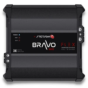 STETSOM BRAVO BASS FLEX 3K.5OHM~2OHM + SPEDIZIONE IN GIORNATA DA USA - Foto 1 di 6