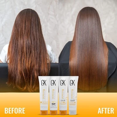 GK Hair Brazilian Keratin Treatment Kit Professional Smoothing and Straightening - Image 1 of 3