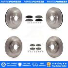 Front Rear Disc Brake Rotors And Ceramic Pads Kit For Ford Mustang