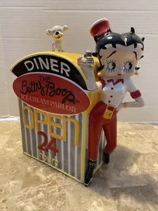 Cookie Jar  2007 BETTY BOOP Ice Cream Parlor OPEN 24 Hours Diner RARE!! - Picture 1 of 10