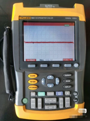 Fluke 196C Digital Oscilloscope ScopeMeter Handheld 1GS/s 100mhz-YB# - Image 1 of 4