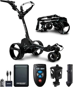 MGI Zip Navigator Motorized Golf Push Cart w/ Signature Series Power Bank Bundle - Picture 1 of 9