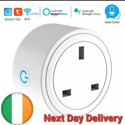 Google Alexa Smart Home WIFI Plug 16A Phone Remote Control Timer Power socket - Image 1 of 4