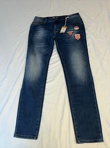 Staple Work Clothes Blue Patch Denim Jeans Size 36 - Picture 1 of 10