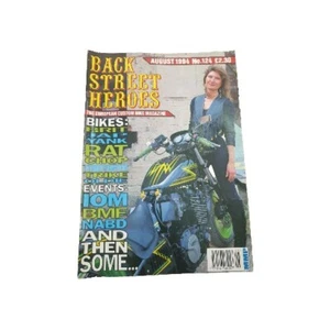 Back Street Heroes Issue 124 Aug 1994 International Custom Motorcycle Magazine - Picture 1 of 7