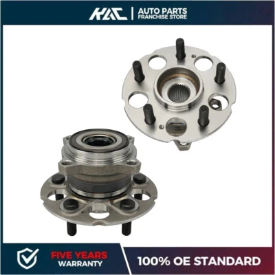 4WD (2) Rear Wheel Bearing and Hub for 2007 2008 2009-2011 Acura RDX Honda CR-V Foto 1 de 4