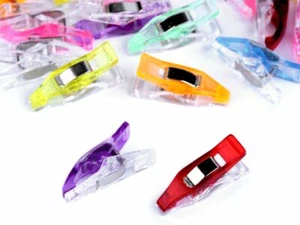 50 schmale Stoffklammern  mini Wonder Clips Nähklammern Wonderclips - Imagen 1 de 1