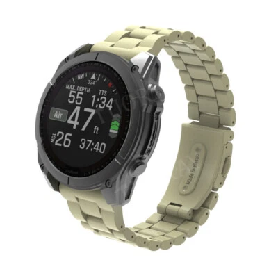 Correa de reloj de plástico de ajuste rápido para Garmin Fenix 8 E 5 5X Plus 6X Pro 7 7X Foto 1 de 4