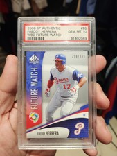2006 Sp AUTHENTIC Freddy Herrera WBC Panama Future Watch PSA 10 398/999 Rare