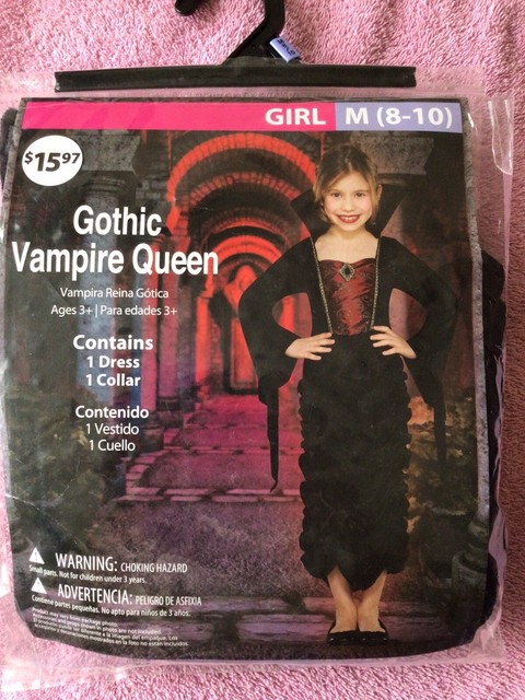 Fantasia Halloween Vampira Elvira Infantil