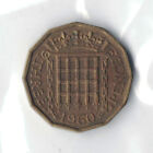Great Britain Coins -  1960   3 Pence -  *547