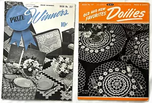 1940's Crochet Patterns Books Prize Winners & Favorites Doilies Luncheon Sets + - Picture 1 of 24