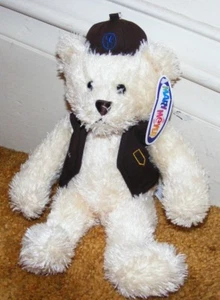 NWT Mary Meyer plush bear Brownie Girl Scouts stuffed animal beanie & vest 12" - Picture 1 of 1