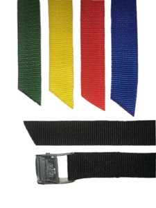 CAM STRAP- 25mm WEBBING - various colours & lengths, Lashing Luggage Tie Down - Picture 1 of 3