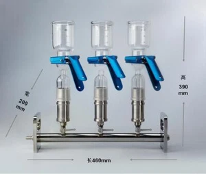 Manifolds Vacuum Filtration Apparatus 3-branch All Glass funnel (300ml) O - Picture 1 of 2