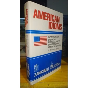 AMERICAN IDIOMS dictionary. SLANG IDIOMATIC PHRASES American English ZANICHELLI - Picture 1 of 7