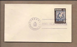 FDC Guatemala 1963 - First day cover - 6 centavos - Picture 1 of 1