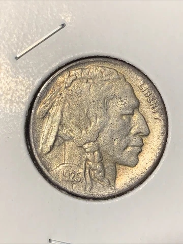 1925-P Buffalo Nickel XF/AU DETAILS ~ Cover