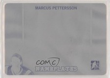 2014 ITG Draft Prospects Printing Plate Black 1/1 Marcus Pettersson #NP-20 7ez