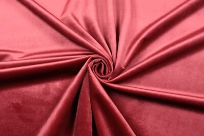 Möbelstoff Weicher Samt Velvet Velours Bezugsstoff Polsterstoff Deko Königsrot  - Bild 1 von 2