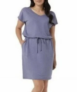 Vestido 32° Degrees L Genial Suave Lux Brezo Azul Ceniza Bolsillos Atlético Ocio - Imagen 1 de 10