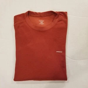 Camiseta Patagonia Para Hombre Talla Extra Grande XL Capilene Baselayer Mangas Largas Naranja - Imagen 1 de 10