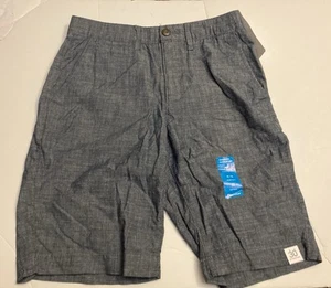 Pantaloncini chino eleganti blu flexwear Sonoma uomo nuovi con etichetta taglia 30 peso leggero 10,5 - Foto 1 di 4