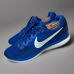 Nike Zoom Pegasus 34 Hombres 10 Zapatos para Correr Azul Blanco 880555-410 Cross Country - Imagen 1 de 15