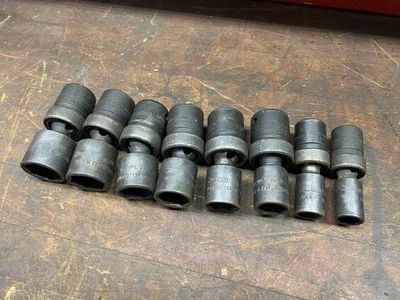Snap-On USA IPL Series 1/2" Drive 8pc Swivel Impact Socket Set SAE 1/2 to 1" - Image 1 of 4