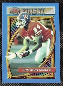 1994 Topps Finest Shannon Sharpe No. 93 Denver Broncos - Picture 1 of 7