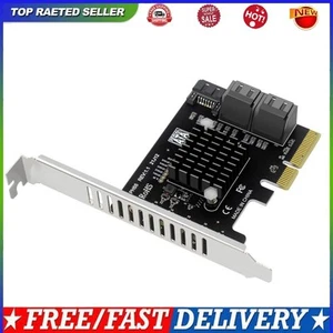PCIe To 5-Port SATA3.0 Expansion Card Jmb585 Chip PCIe SATA Card(Full height) - Afbeelding 1 van 12