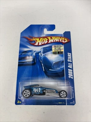 Hot Wheels 2008 All Stars Sweet 16 II Die-Cast Toy Car 075 Blue Factory Sealed - Image 1 of 4