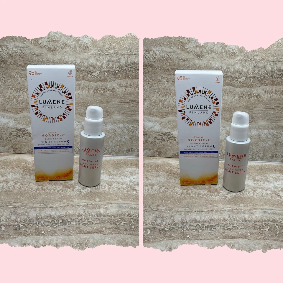Suero nocturno 2 lúmenes Nordic-C VALO Glow Renew con vitamina C 1 oz nuevo en caja Foto 1 de 1