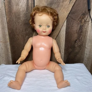 Muñeca bebé rara ideal Cream Puff años 50 21 pulgadas B21-1 - Imagen 1 de 10